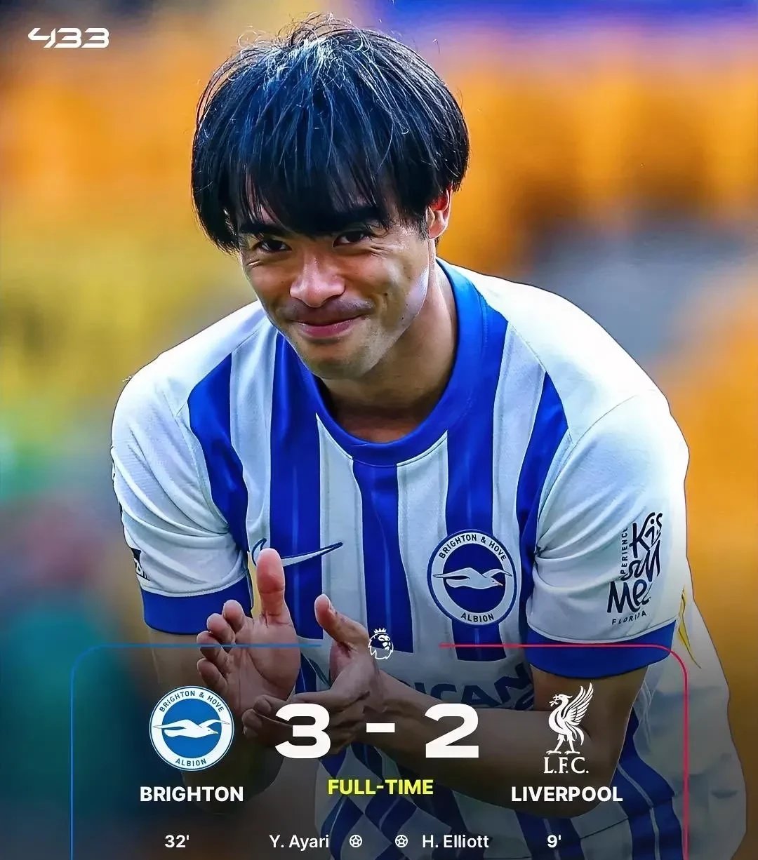 利物浦中场球员上演帽子戏法，成为焦点人物的简单介绍